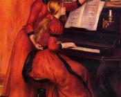 The Piano Lesson - 皮埃尔·奥古斯特·雷诺阿